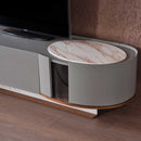 Set Comodă TV OTTO cu rafturi 2 uși 1 sertar 230 cm - Maroom