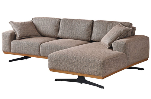 Colțar Extensibil MONO PLUS 3+1 locuri cu șezlong  260 x 170 cm - Maroom