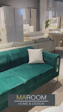 Canapea extensibilă 3 locuri EMERALD NW 215 cm, Easy clean, Opțiuni culoare