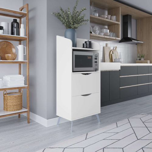 Comodă NELL 2 rafturi 2 sertare 60 x 136 cm, Opțiuni culoare