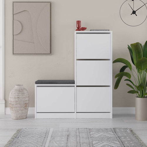 Banchetă cu depozitare DUMA perna pentru șezut 4 uși 105 cm, Opțiuni culoare