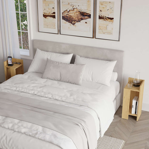 Noptieră EDEN 2 rafturi 25 x 60 cm, Opțiuni culoare