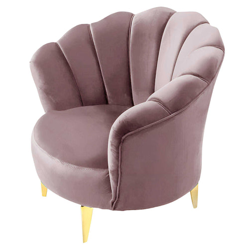 Fotoliu EMERALD NW, material:Catifea, picioarelor: Auriu , din lateral