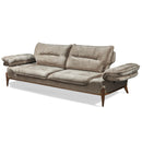 Canapea extensibilă GALAXY , Tip material:&nbsp;Catifea exclusivă, Tipul picioarelor: Lemn , extensibila detalie