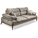 Canapea extensibilă GALAXY , Tip material:&nbsp;Catifea exclusivă, Tipul picioarelor: Lemn