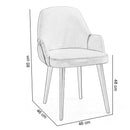 Scaun SAMBA-MR, Lemn Masiv, Opțiuni culoare - Maroom