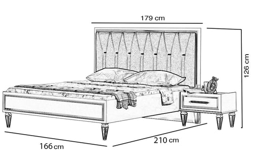 Pat VALENCIA 160 x 200 cm - Maroom