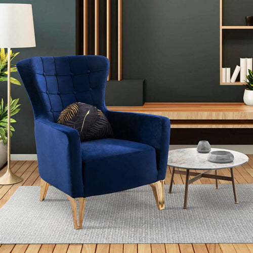 Fotoliu SEMENTA Gold 74 cm, Easy clean, Opțiuni culoare