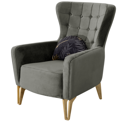 Fotoliu SEMENTA Gold 74 cm, Easy clean, Opțiuni culoare