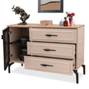 Comodă ORBIT cu oglindă 1 ușă 3 sertare 116 x 81 cm - Maroom