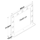 Oglindă iluminată STAR 90 x 72 cm, LED inclus - Maroom