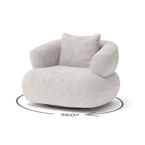 Fotoliu rotativ TRAVERTA - Maroom