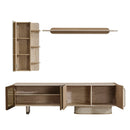 Set Comodă TV TINA 4 rafturi 5 uși 200 cm - Maroom