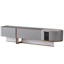 Set Comodă TV OTTO cu rafturi 2 uși 1 sertar 230 cm - Maroom