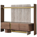 Set comodă TV ASTRA cu rafturi 3 uși 235 cm - Maroom