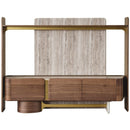 Set comodă TV ASTRA cu rafturi 3 uși 235 cm - Maroom