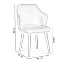 Scaun VERONA, Lemn masiv, Opțiuni culoare - Maroom