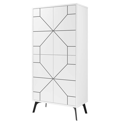 Comodă DORA 4 uși 63 x 136 cm