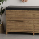 Banchetă cu depozitare LOGAN perna pentru șezut 3 uși 106 cm, Opțiuni culoare