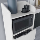 Comodă NELL 2 rafturi 2 sertare 60 x 136 cm, Opțiuni culoare