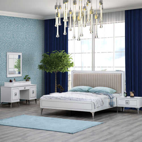 Oglindă OSLO J 86 x 86 cm, Alb