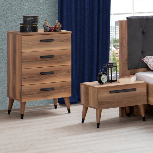 Comodă EMPOLI 4 sertare 59 x 98 cm - Maroom