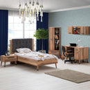 Dulap de perete EMPOLI 2 rafturi 2 uşi 125 x 40 cm - Maroom