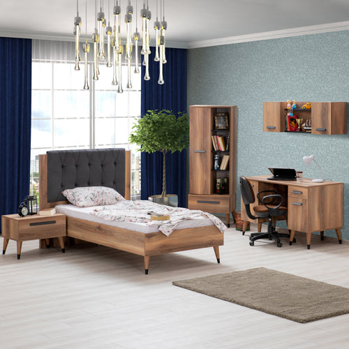 Dulap de perete EMPOLI 2 rafturi 2 uşi 125 x 40 cm - Maroom