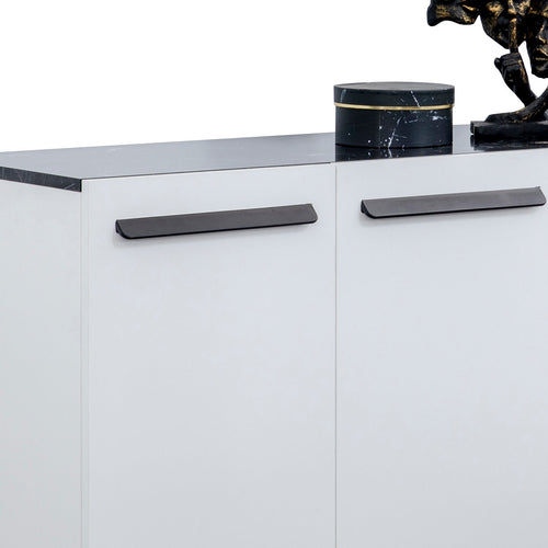 Comodă EMPOLI ALB 3 uşi 3 sertare 190 x 84 cm - Maroom