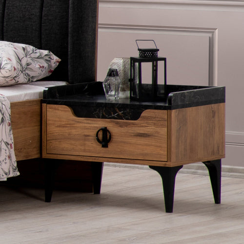 Noptieră TORINO 1 sertar 60 x 46 cm - Maroom