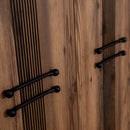 Dulap LOTTO 3 uși 136 x 201 cm, Nuc