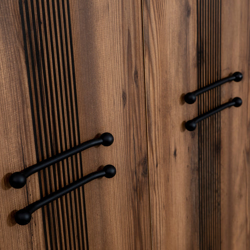 Dulap LOTTO 3 uși 136 x 201 cm, Nuc