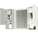 Dulap Baie HAPPY 2 uși, 2 rafturi 119 x 76 cm - Maroom