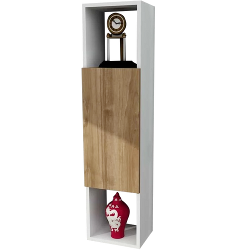 Dulap de perete JUSTIN 1 ușă, 2 rafturi 30 x 120 cm - Maroom