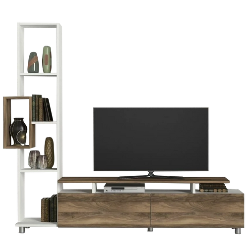 Comodă TV WENDY 2 uși 6 rafturi 160 cm Opțiuni culoare