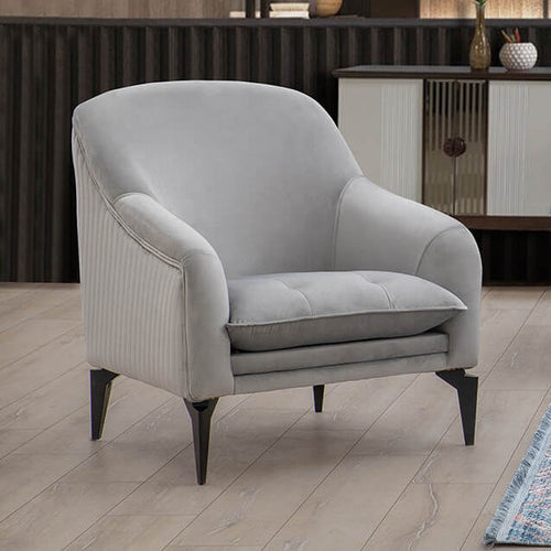 Fotoliu MONREAL, Tip material:&nbsp;Catifea exclusivă, Tipul picioarelor: Poliuretan cu acoperire naturală foarte durabil