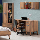 Dulap de perete EMPOLI 2 rafturi 2 uşi 125 x 40 cm - Maroom