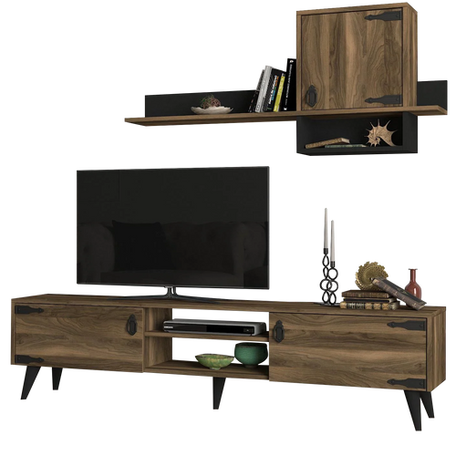 Set comodă TV RILEY 3 uși 4 rafturi 180 cm - Maroom