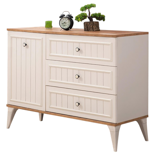 Comodă LENA 1 ușă 3 sertare 116 x 87 cm - Maroom