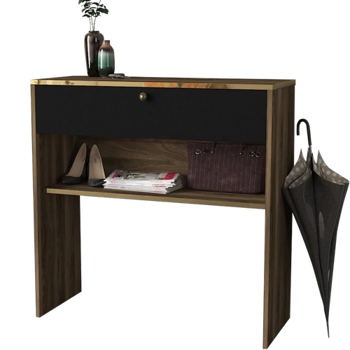 Consolă LOCKE 1 sertar, 1 raft 90 x 90 cm - Maroom