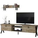 Set comodă TV CHLOE 2 uși 3 rafturi 180 cm - Maroom