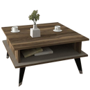 Măsuță cafea ZARA 1 raft 72 x 72 cm - Maroom