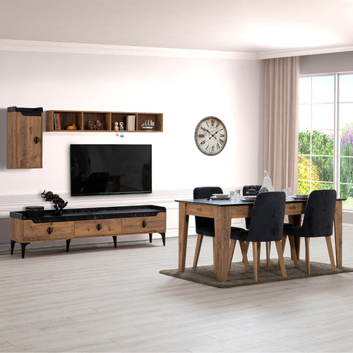 Raft de perete TORINO 164 cm - Maroom