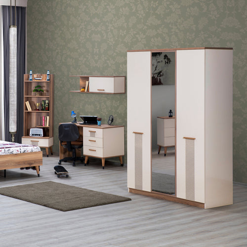 Birou FULYA 3 sertare 129 x 55 cm - Maroom