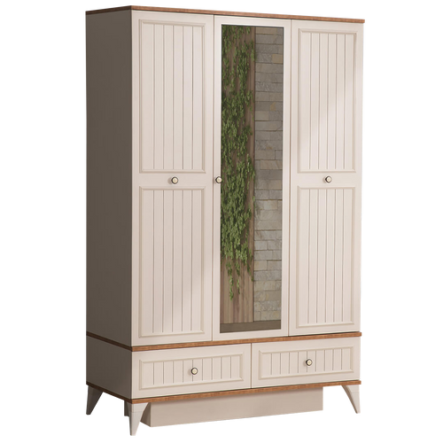 Dulap LENA 3 uși 2 sertare 127 x 202 cm - Maroom