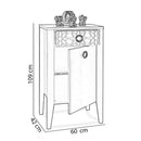 Comodă BADE 1 uşa 1 sertar 60 x 109 cm - Maroom