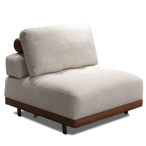 Colțar modular extensibil ASTRA cu șezlong 330 x 180 cm, Crem-Maro - Maroom