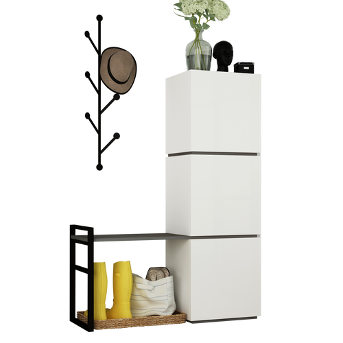 Set cuier și pantofar CUBE 109 cm, Opțiuni culoare