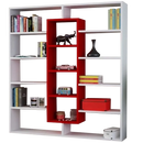 Bibliotecă OXFORD 14 rafturi 125 x 136 cm, Opțiuni culoare