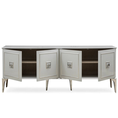 Comodă OSLO 4 uşi 202 x 81 cm, Alb 